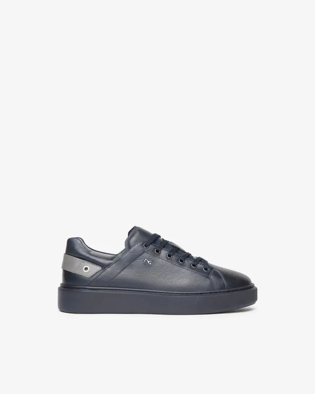 Nero Giardini Sneakers Baskets Cuir Homme Semelle EVA 4 cm