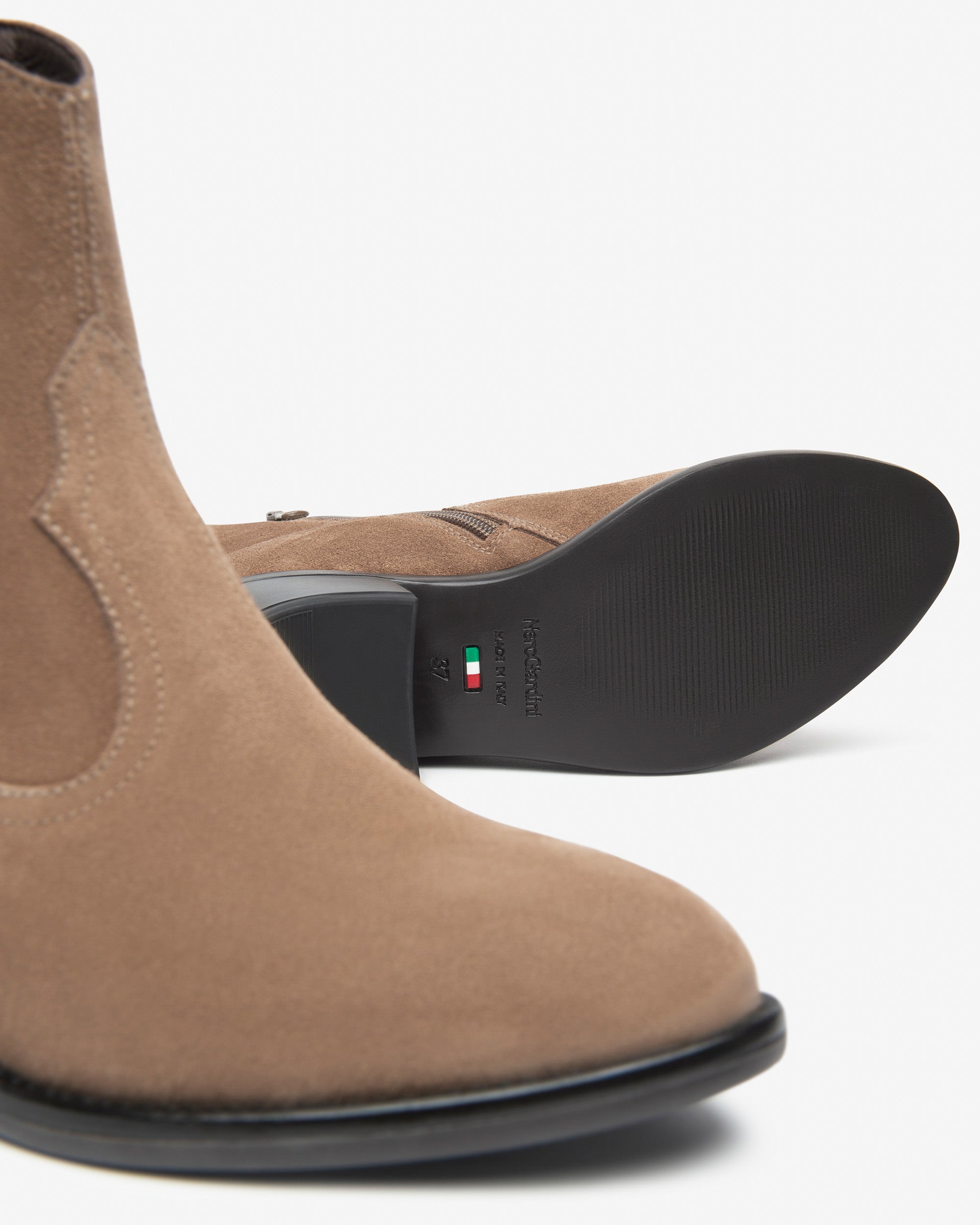 Nero Giardini Bottines Femme Daim Santiags Talon 50mm 38