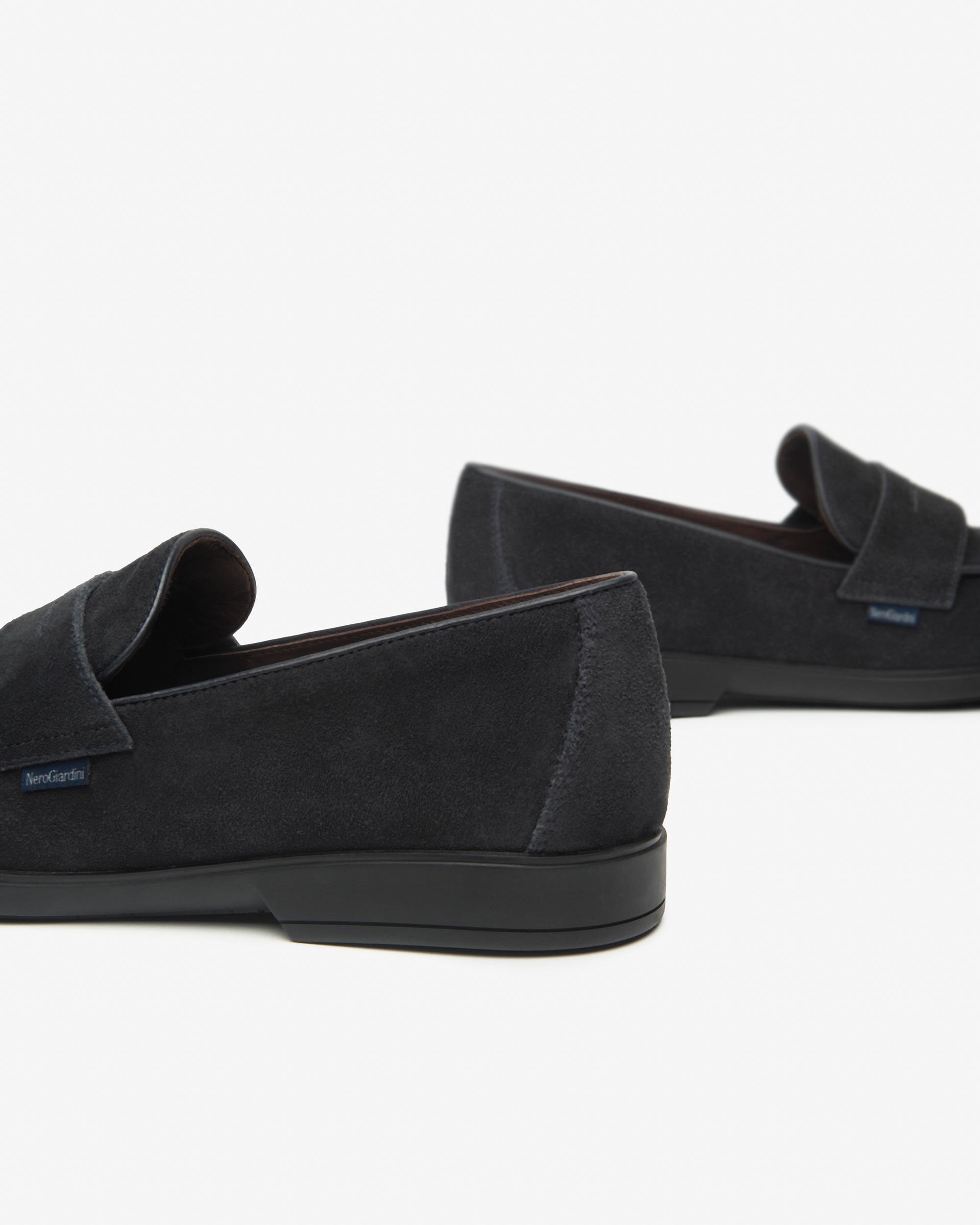 Nero Giardini Loafers mocassins daim homme cuir