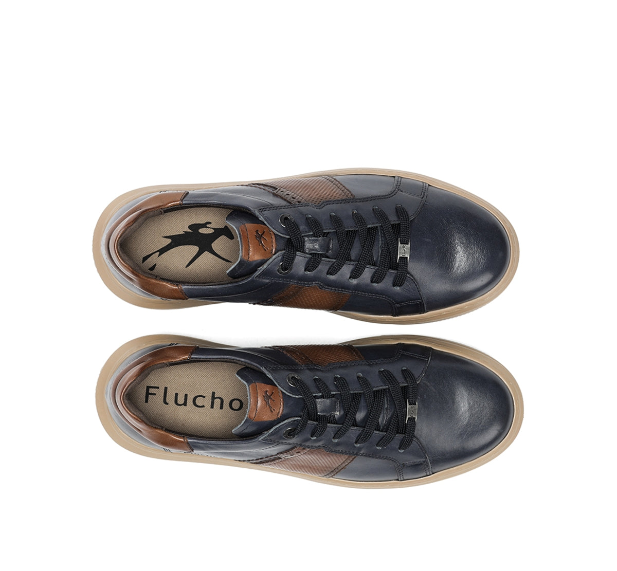 Fluchos Boston F2043 basket homme bleu souple
