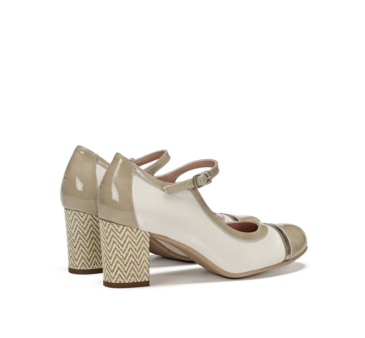 Dorking by Fluchos Rodin D9092 escarpins blanc à talon