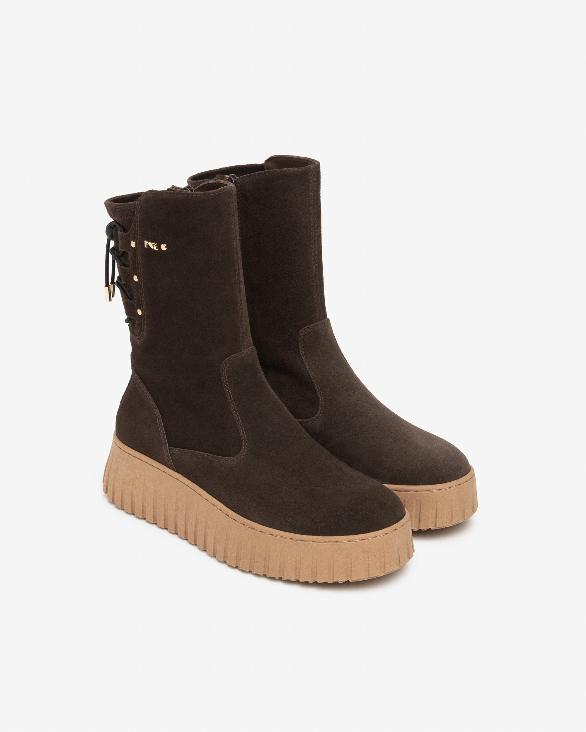 Nero Giardini Ankle Boots bottines daim femme plateforme 55 mm