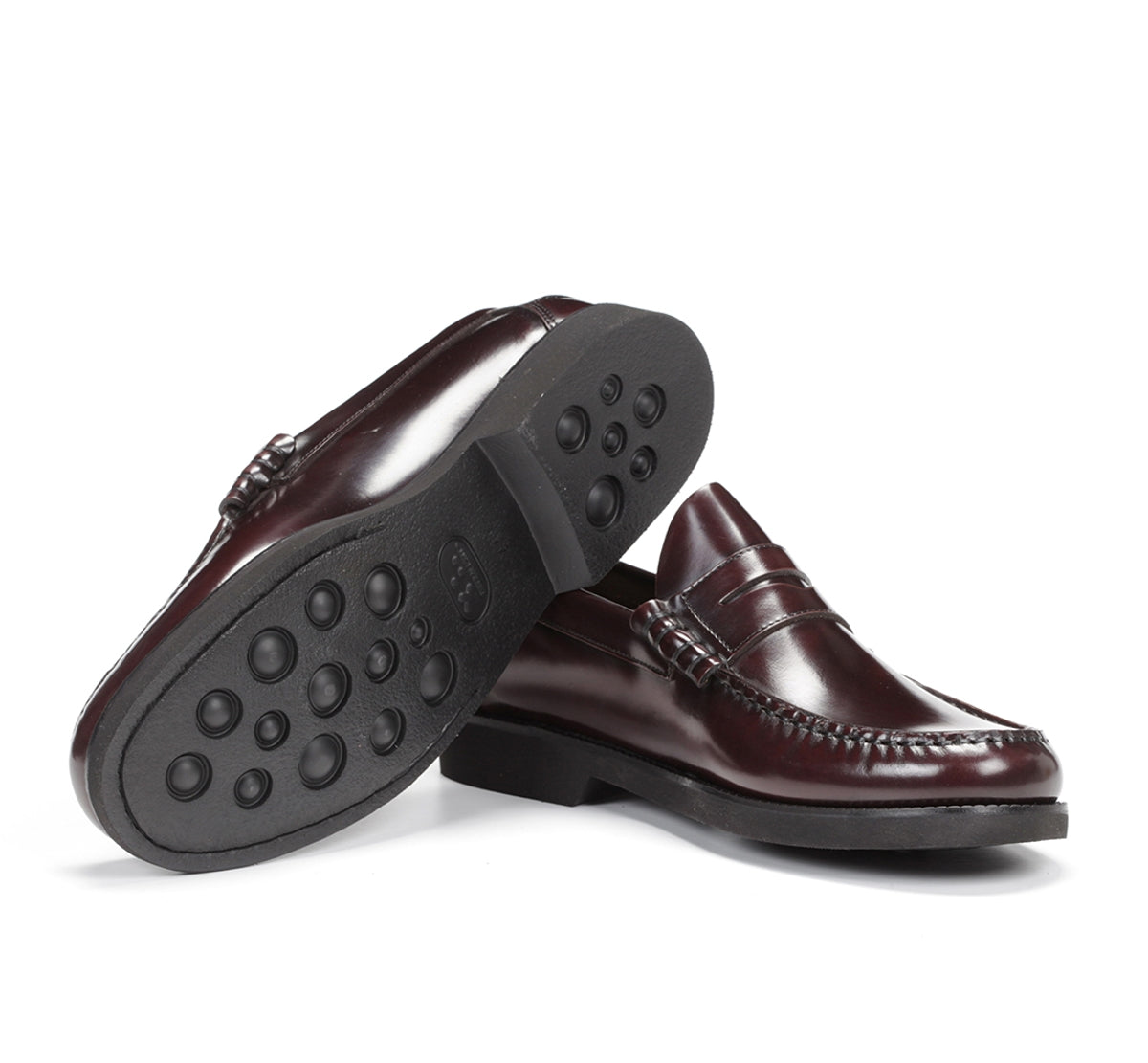 Fluchos Stamford F0047 mocassins cuir bordeaux homme