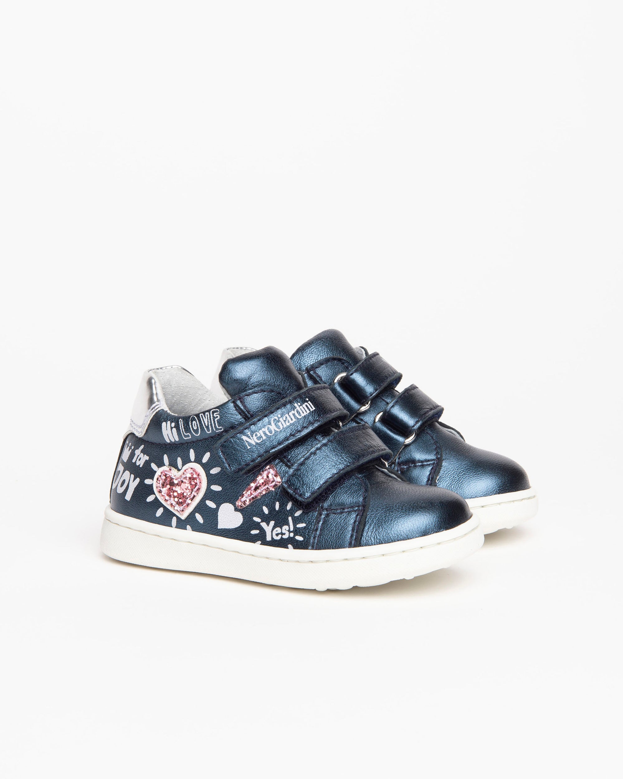 Nero Giardini Sneakers Baskets Cuir Bébé Fille 19-24