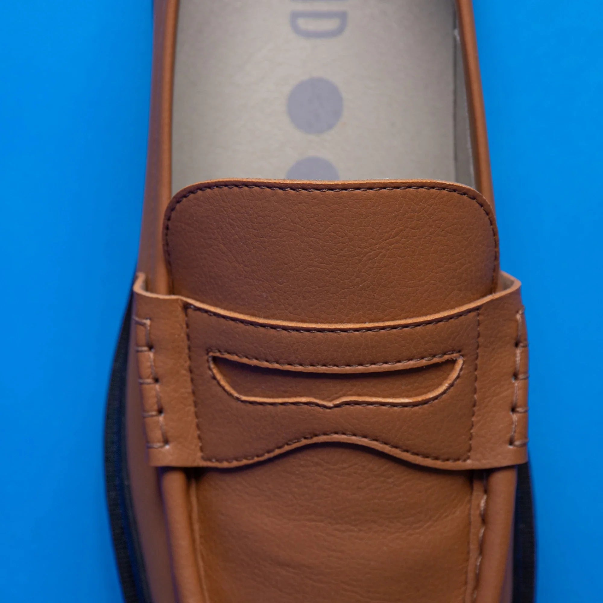 Me.Land Rando mocassin vegan cognac cuir de pomme