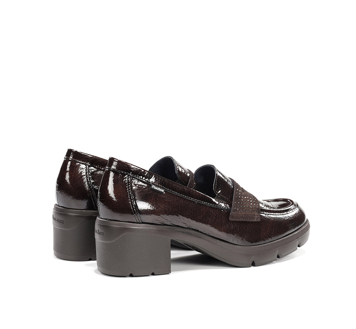 Fluchos Fugaz F2517 mocassin femme marron à talon