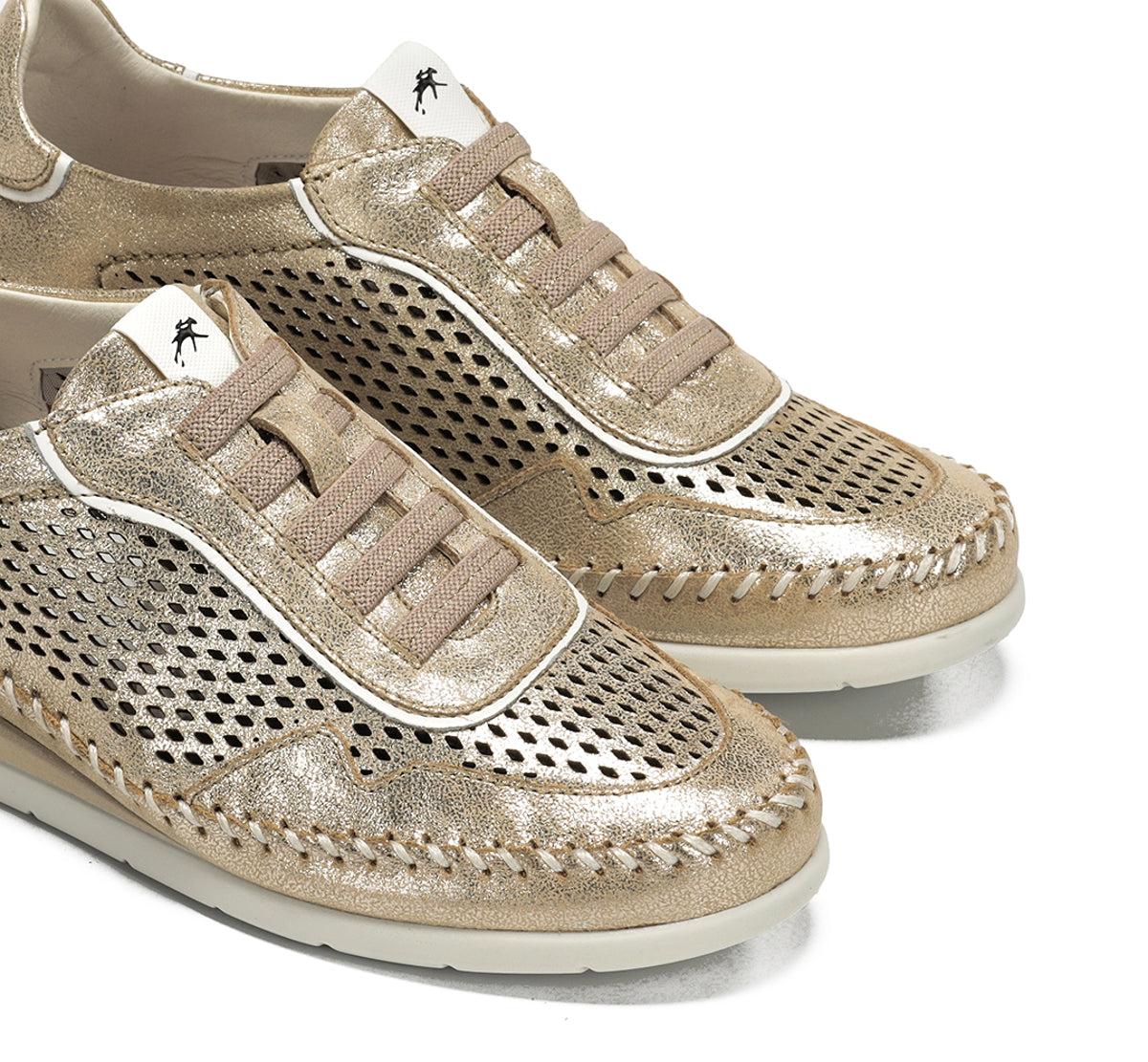 Fluchos Sella F2249 basket doré femme cuir