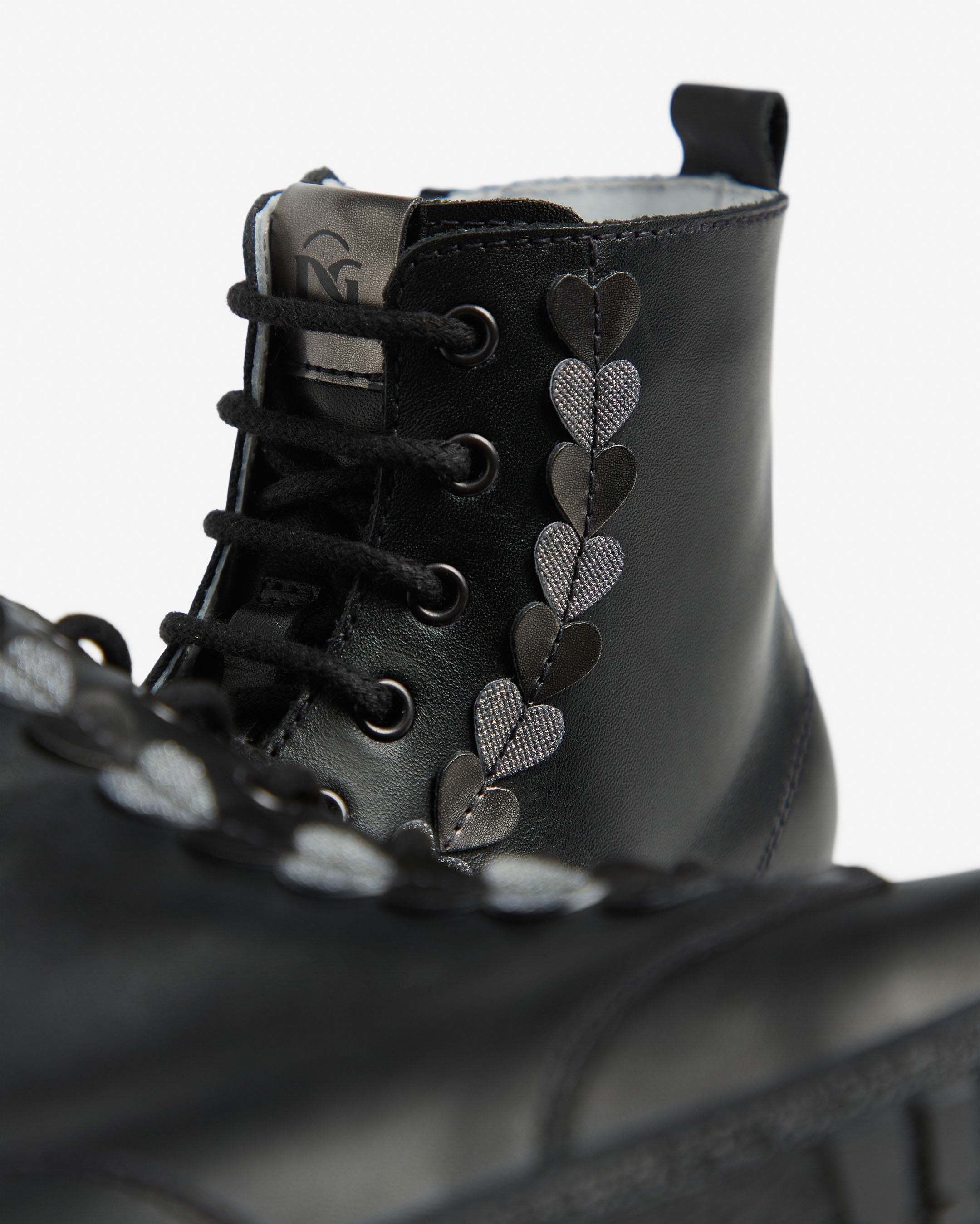 Nero Giardini Combat Boots Rangers Cuir Fille Junior