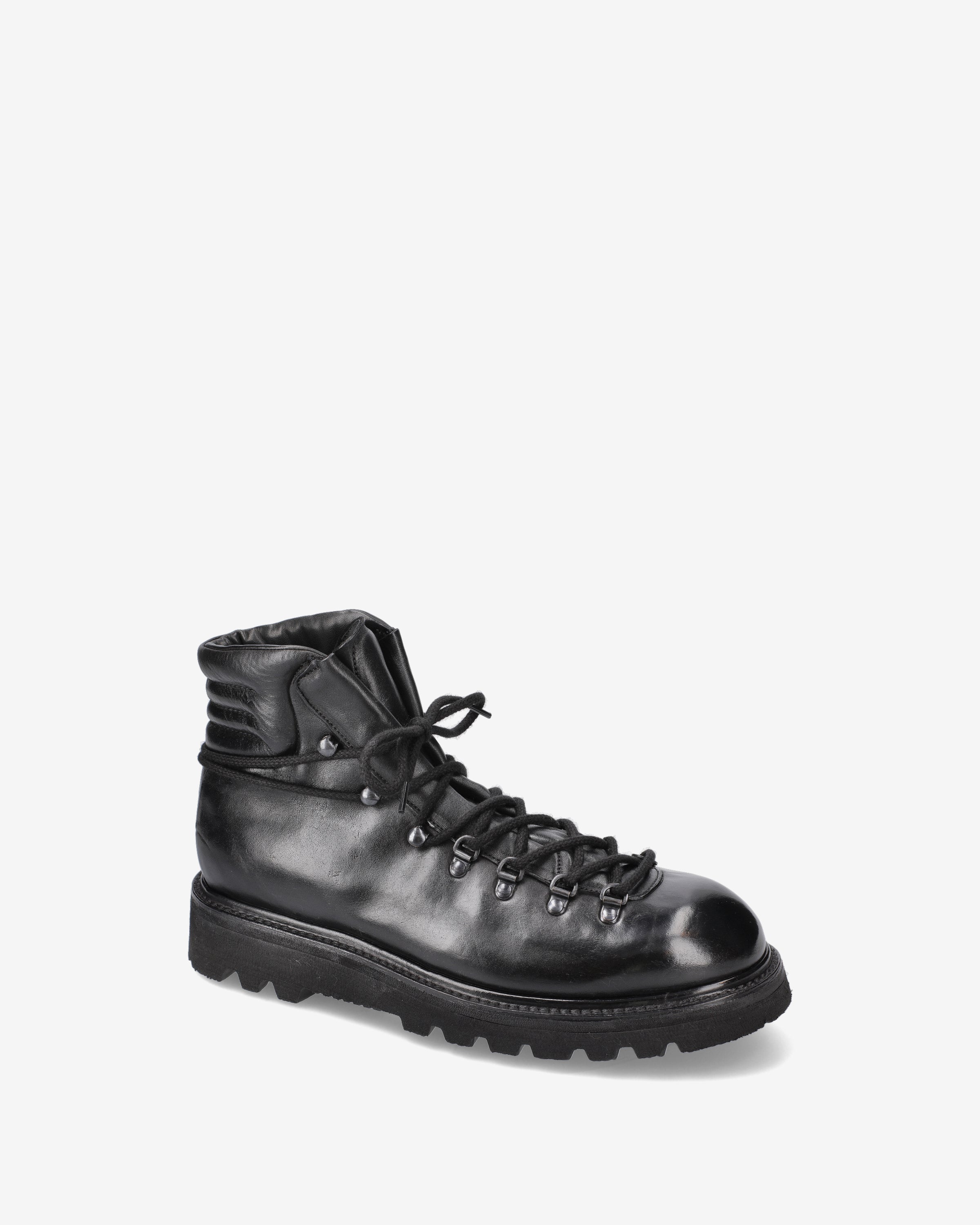 Premiata Boots bottines cuir à lacets semelle Vibram