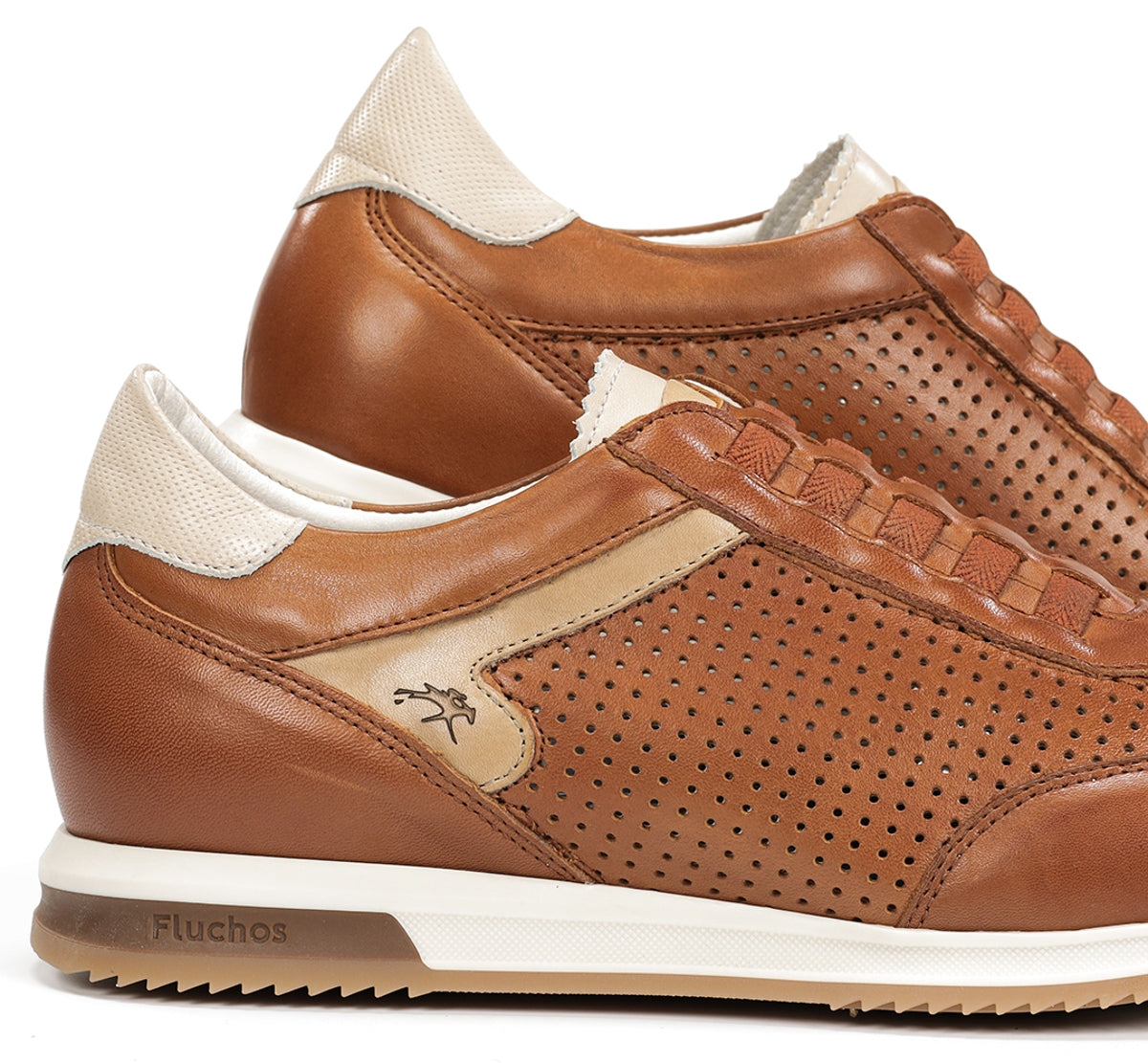 Fluchos Samir F2189 baskets homme marron souple