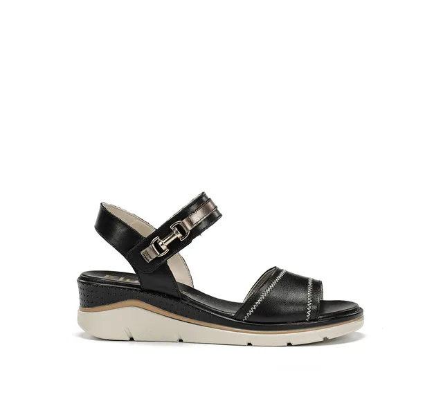 Fluchos Sandalias Fire F2427 Sandale Noir Femme