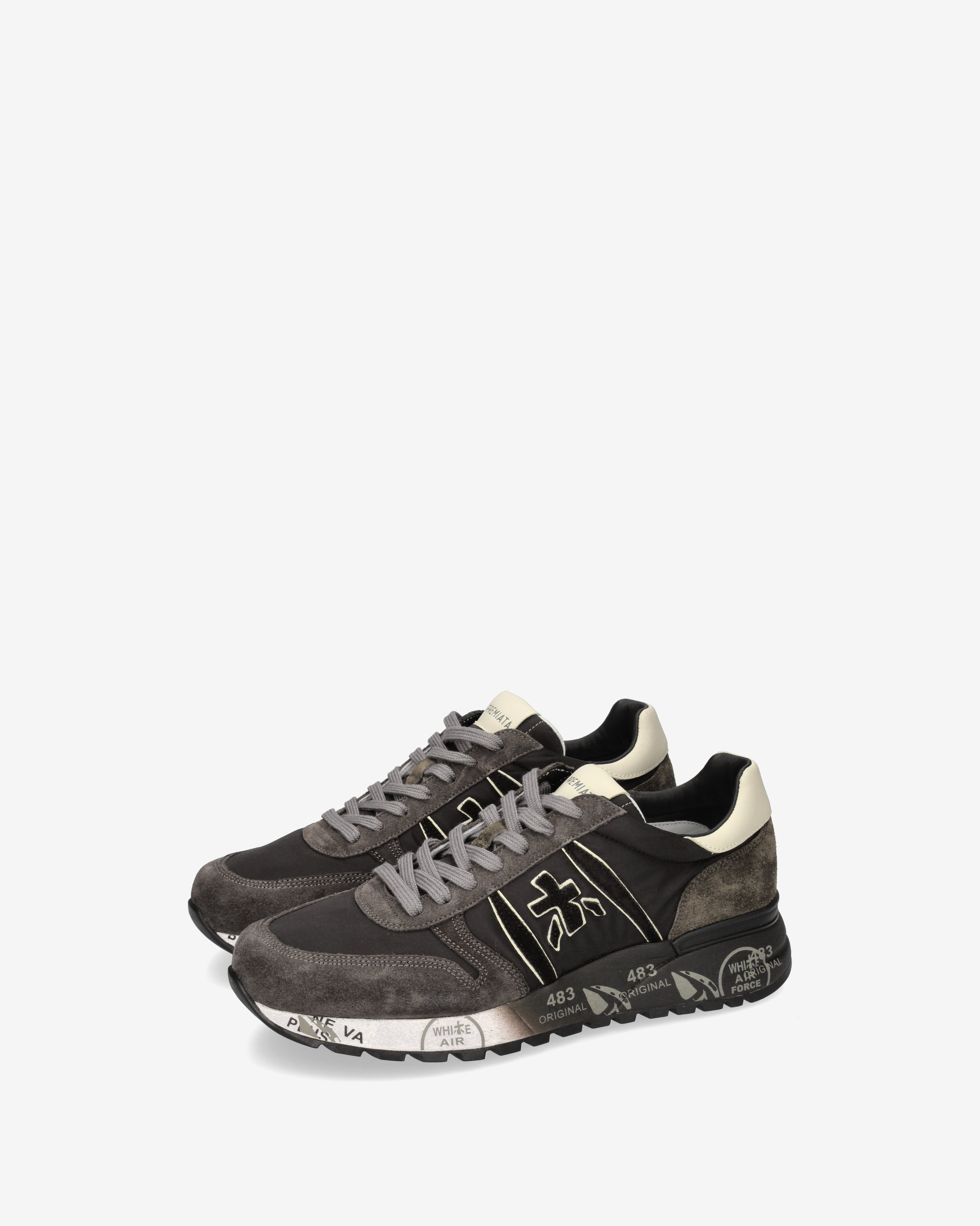 Premiata Lander 4951 sneakers gris anthracite