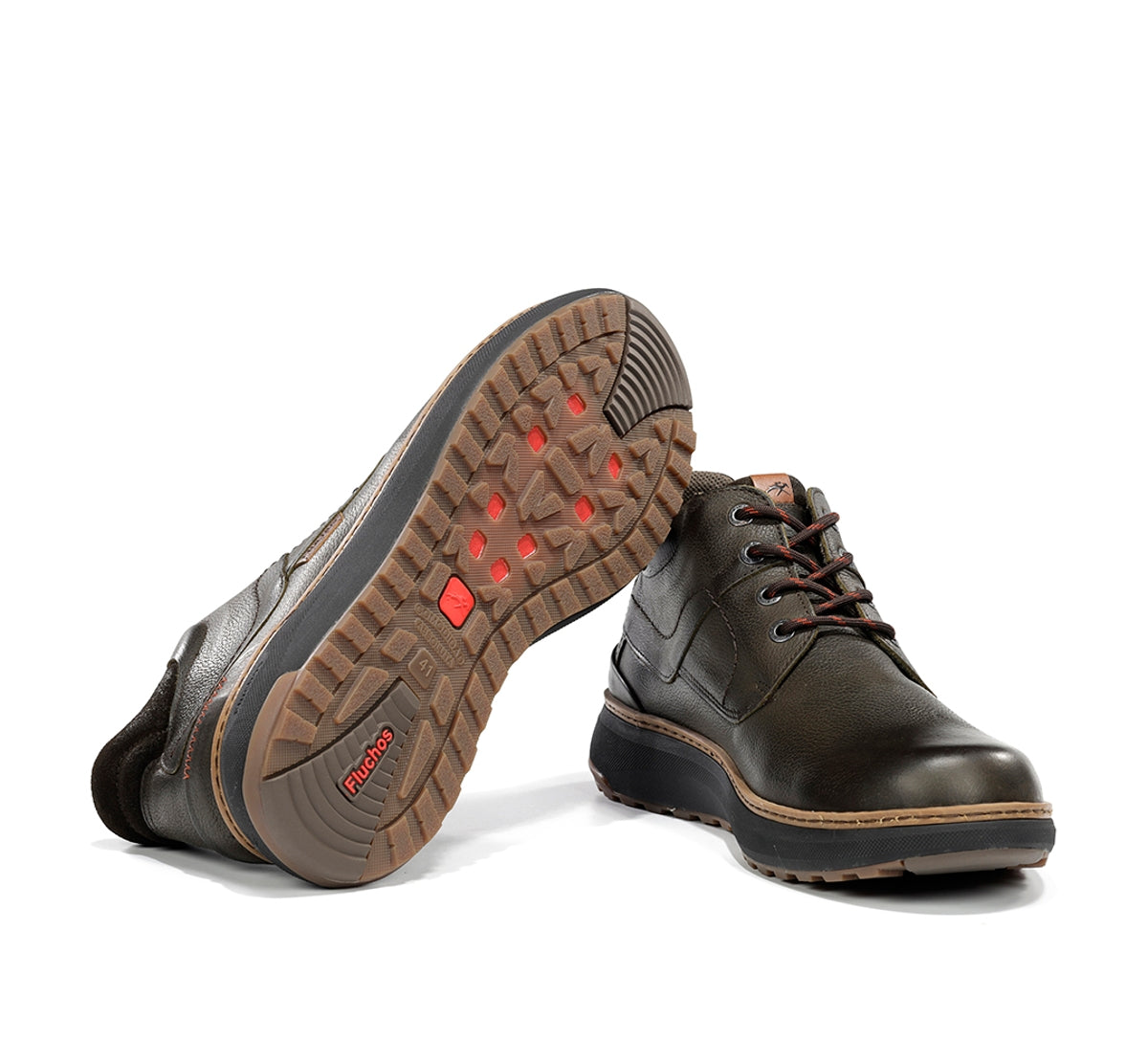 Fluchos Wildford F2536 bottine verte cuir homme