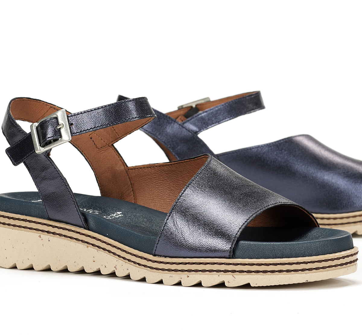 Dorking Espe D8771 sandales femme bleu confort