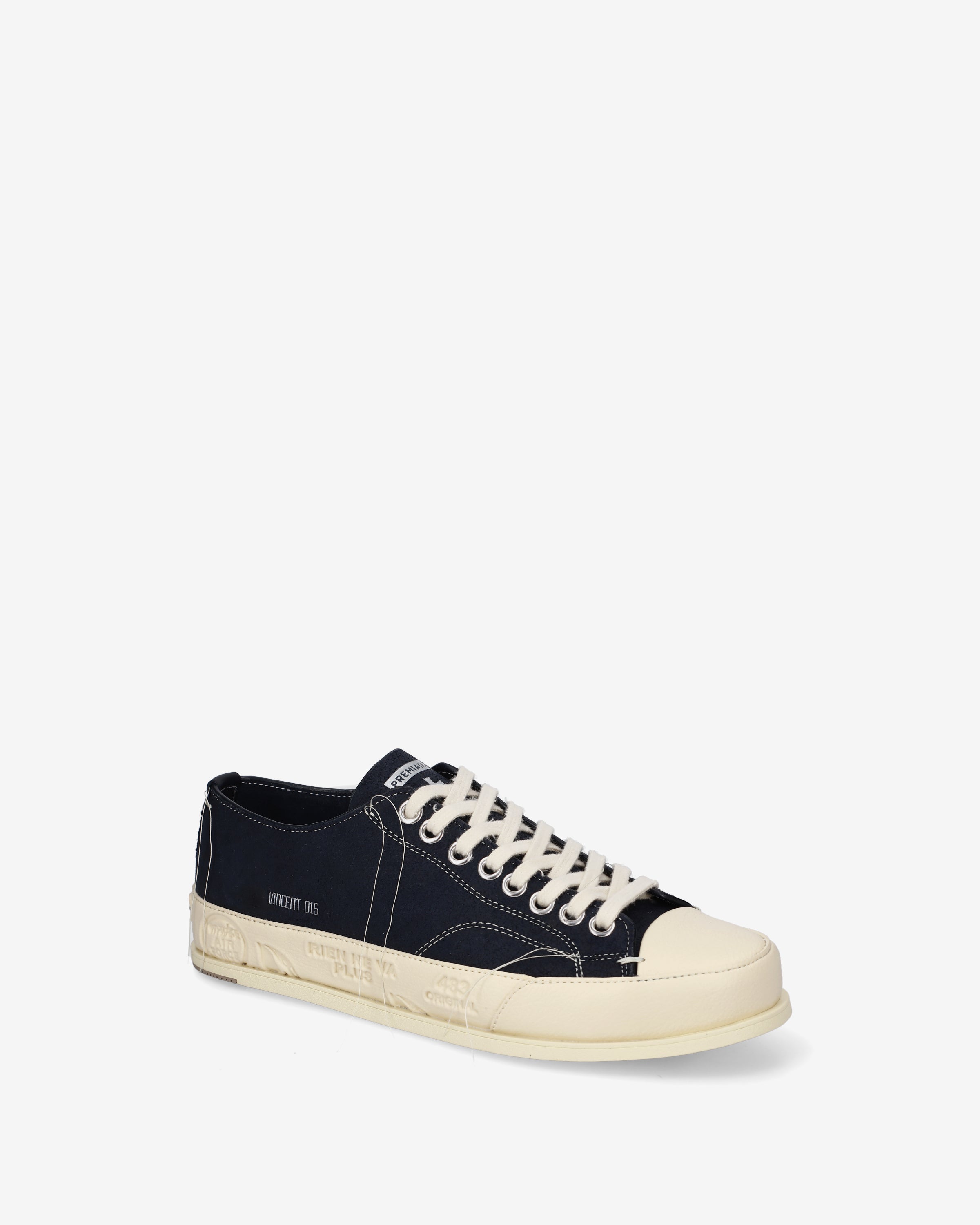 Premiata Vincent 015 baskets bleu marine pointure 42 cuir