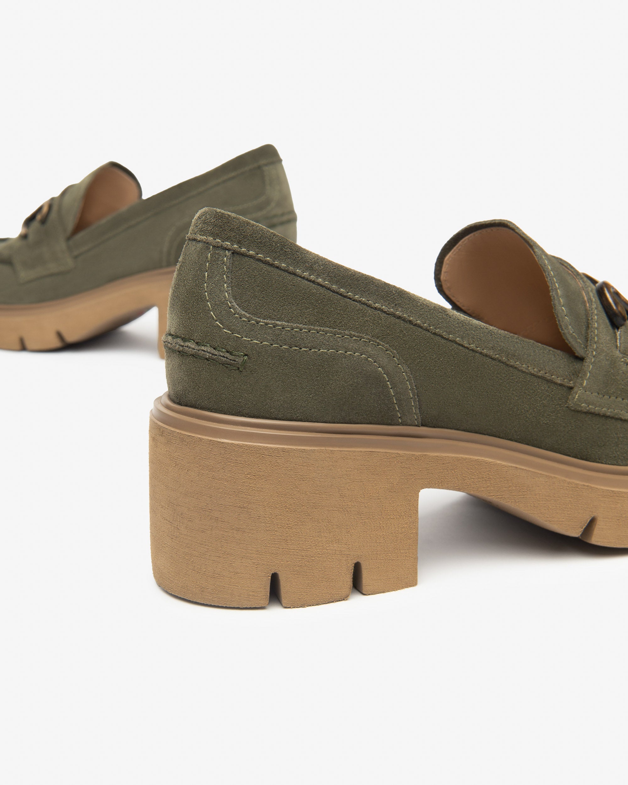 Nero Giardini Loafers mocassins daim femme talon 60mm
