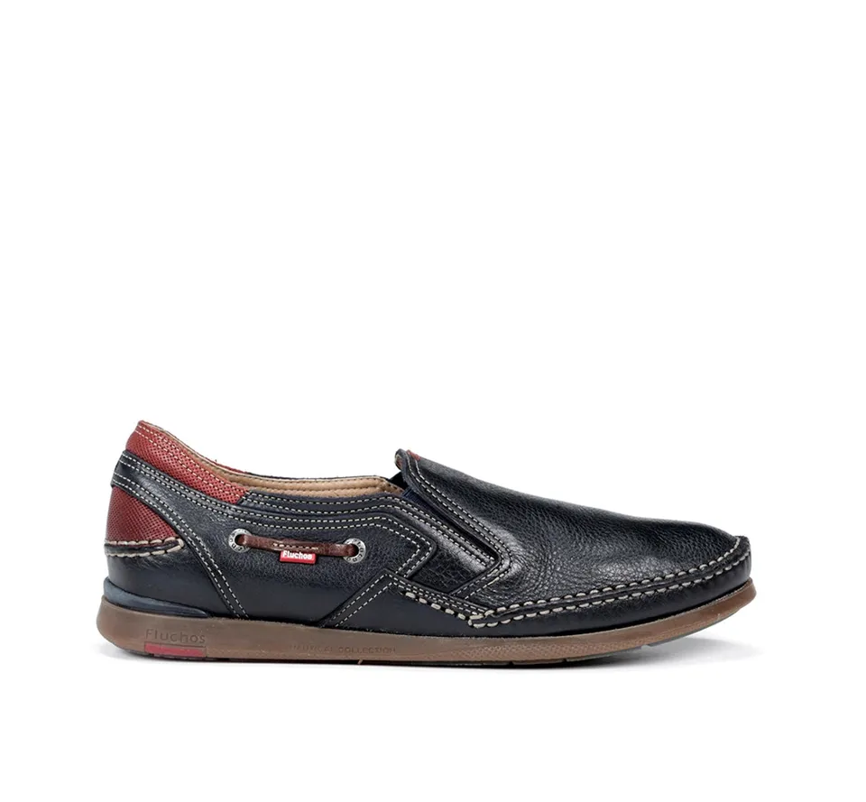 Fluchos Slip On Mariner 9883 chaussures homme bleu