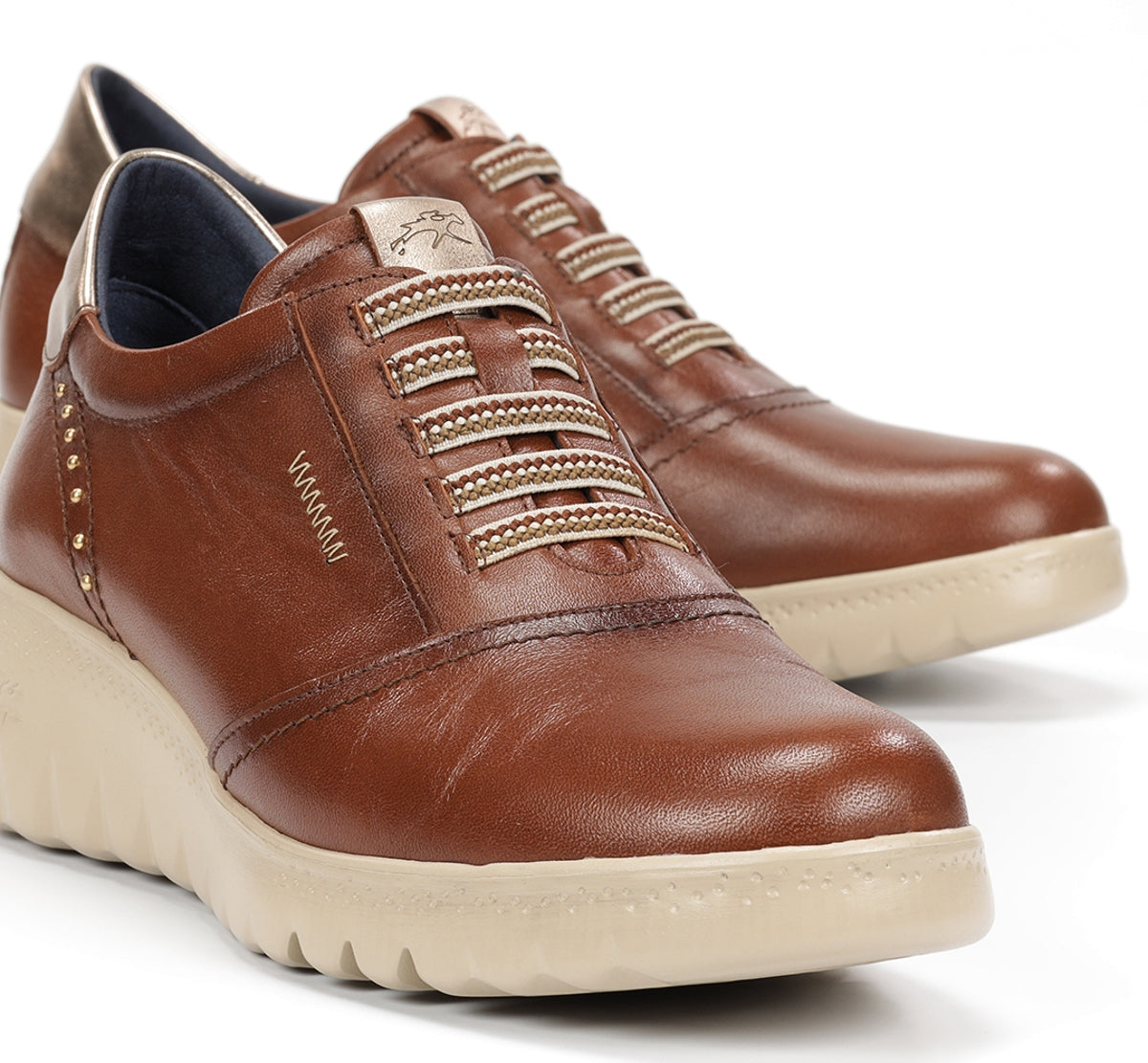 Fluchos Live F2096 baskets femme marron confort