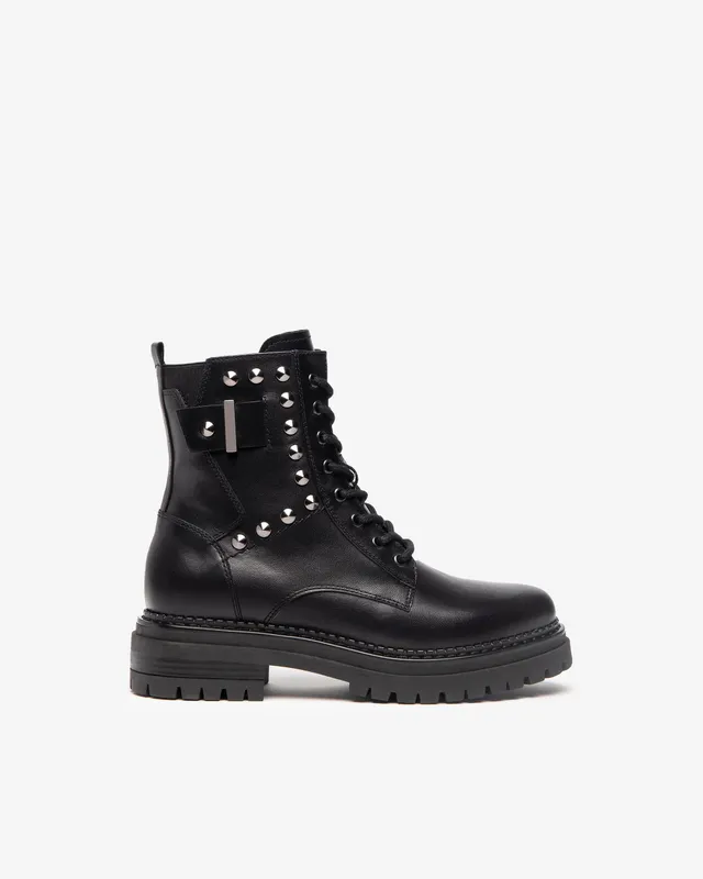 Nero Giardini Combat Boots rangers femme cuir