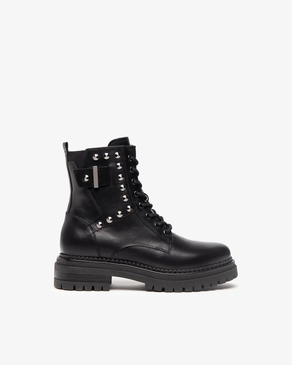 Nero Giardini Combat Boots rangers femme cuir