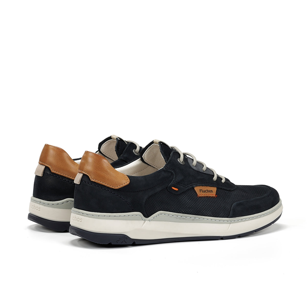 Fluchos Zapatos Jeff F2210 chaussures homme bleu cuir