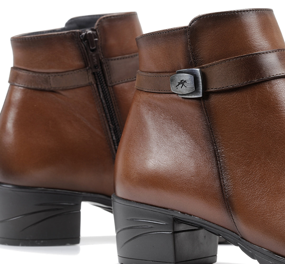 Fluchos Charis F0937 Bottines Femme Marron Talon