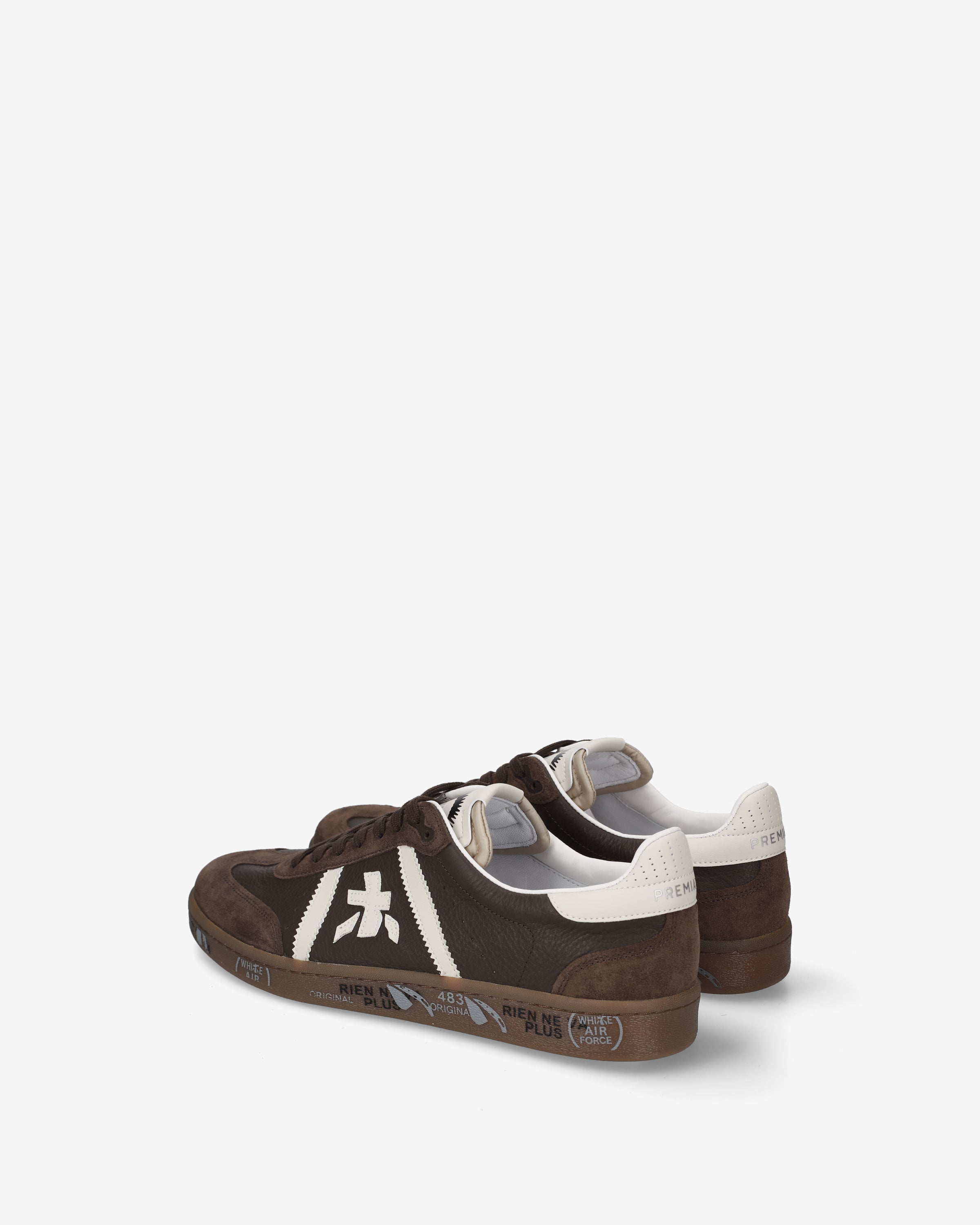 Premiata Bonnie 8590 baskets homme marron cuir