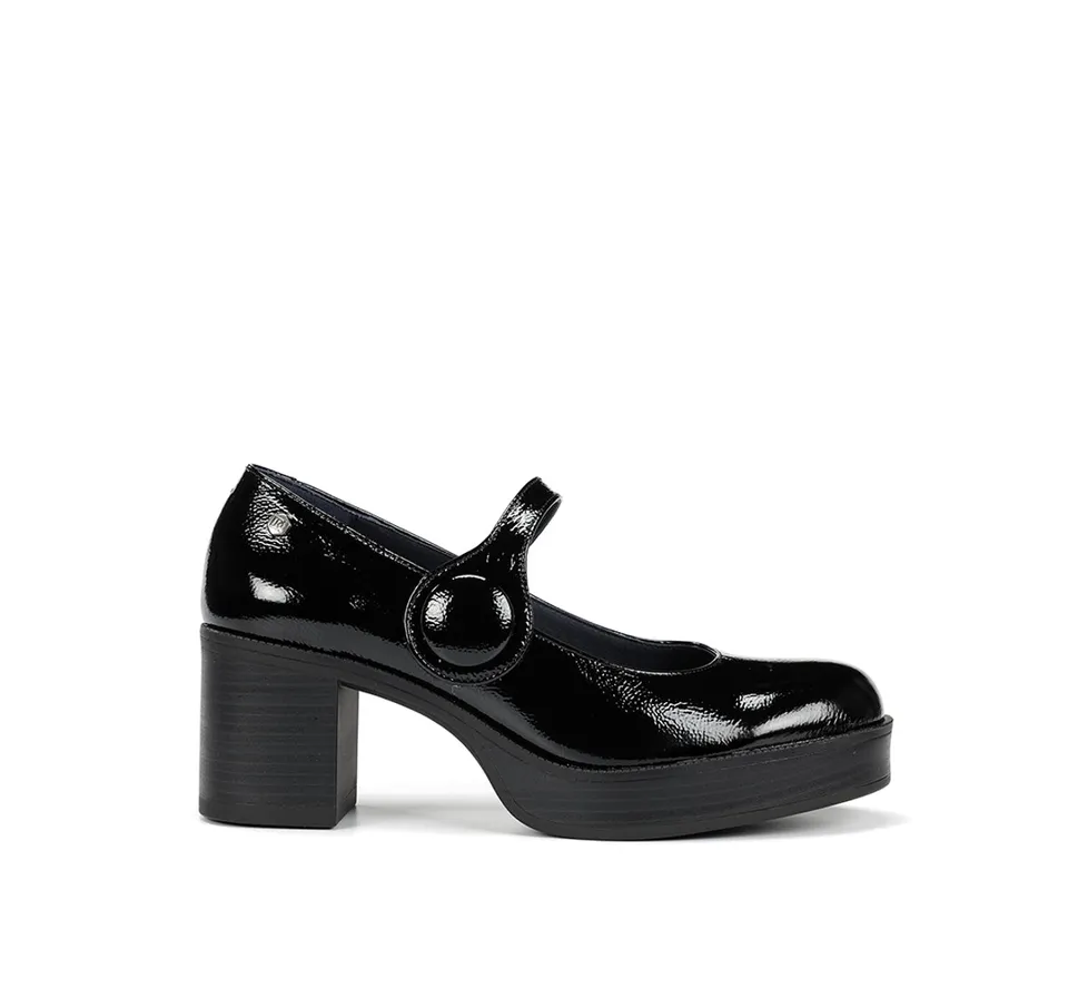Dorking by Fluchos Bowy D9588 Chaussure Noire Femme Talon
