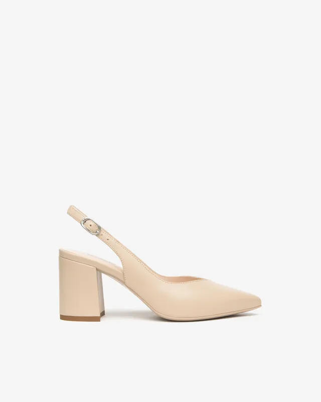 Nero Giardini Slingback escarpins cuir femme made in Italy