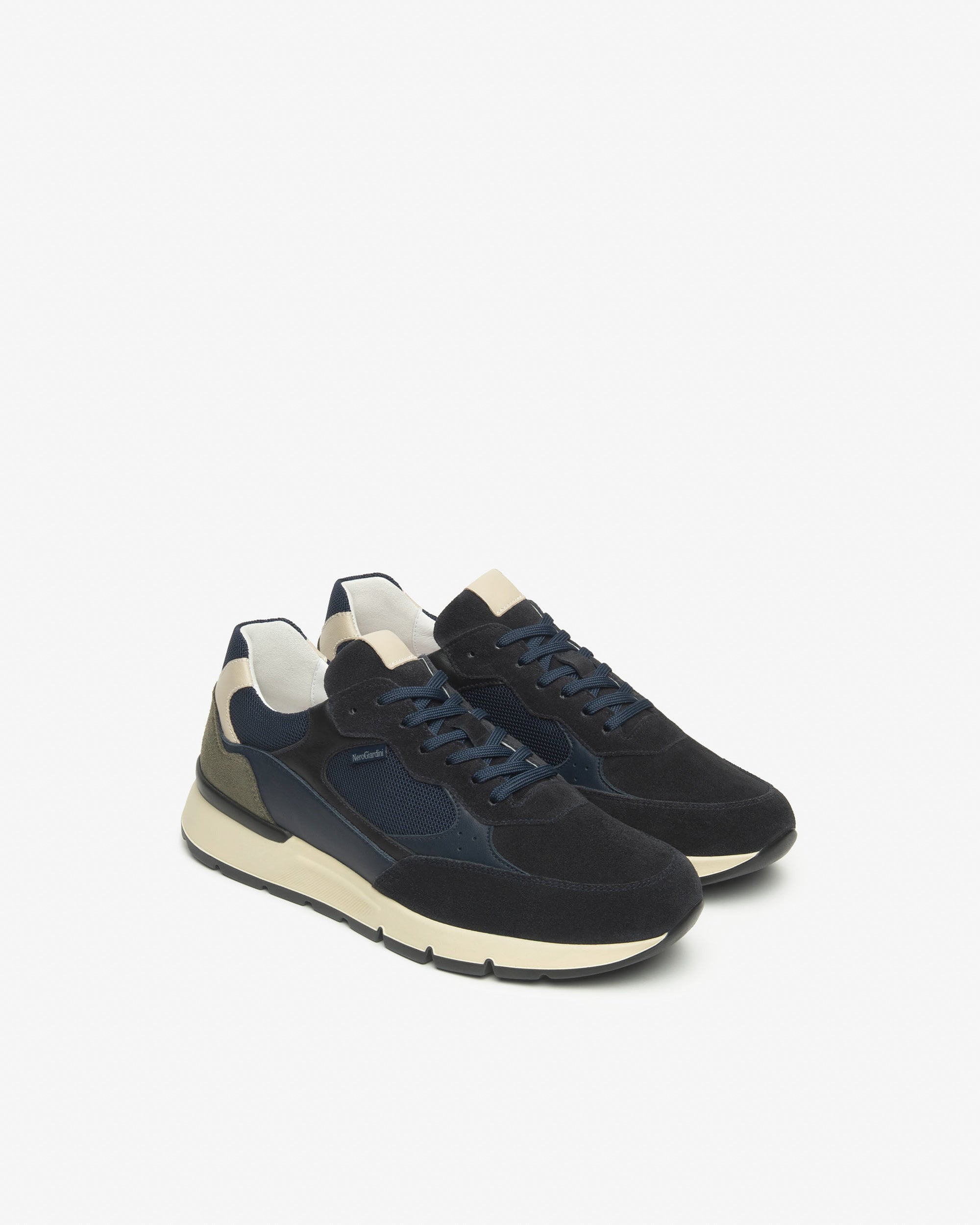 Nero Giardini Sneakers baskets homme cuir daim 42