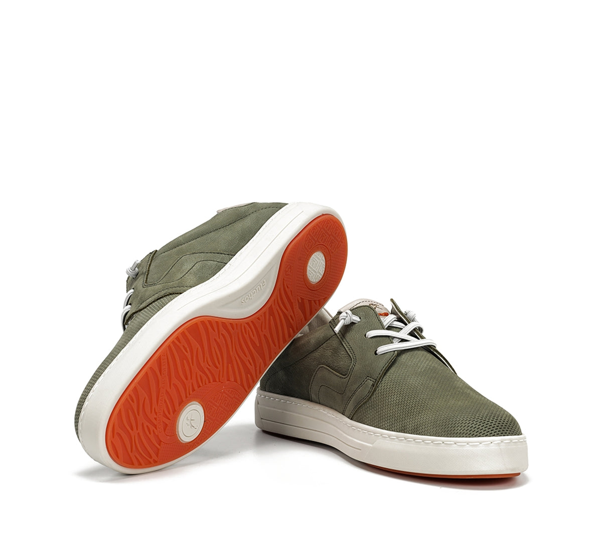 Fluchos Nemo F2366 chaussures homme vert lacets