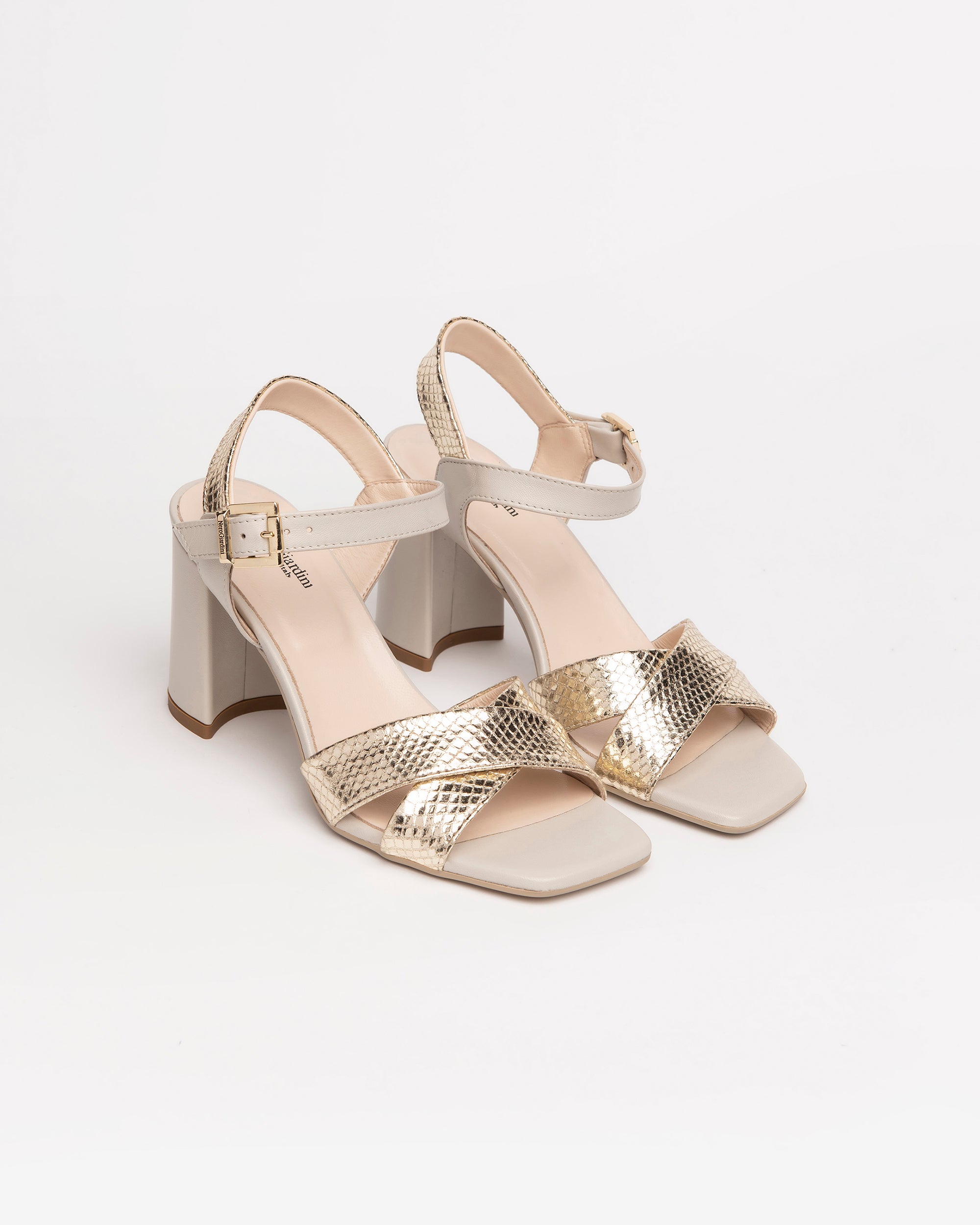 Nero Giardini Sandals sandales cuir talon 8 cm