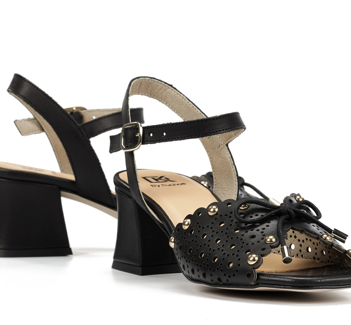 Dorking by Fluchos Larus D9457 sandales noir femme talon