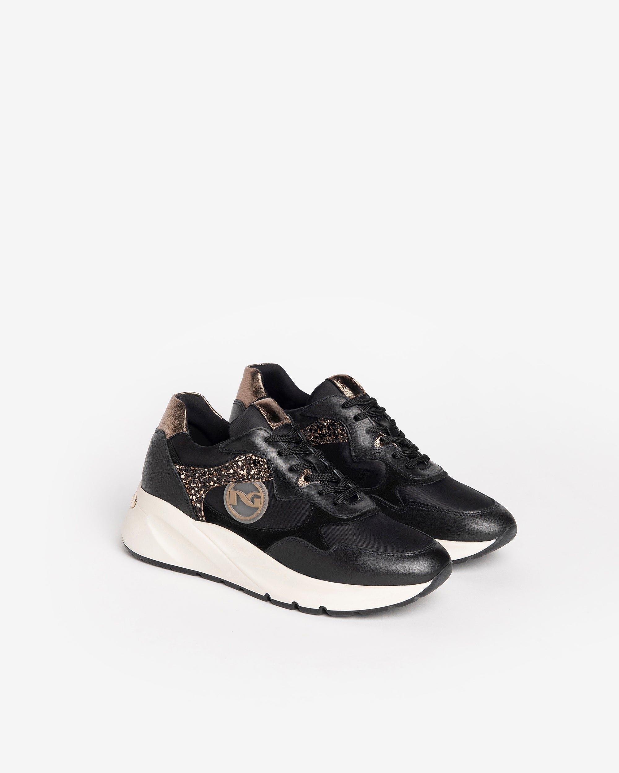 Nero Giardini Sneakers baskets cuir daim femme