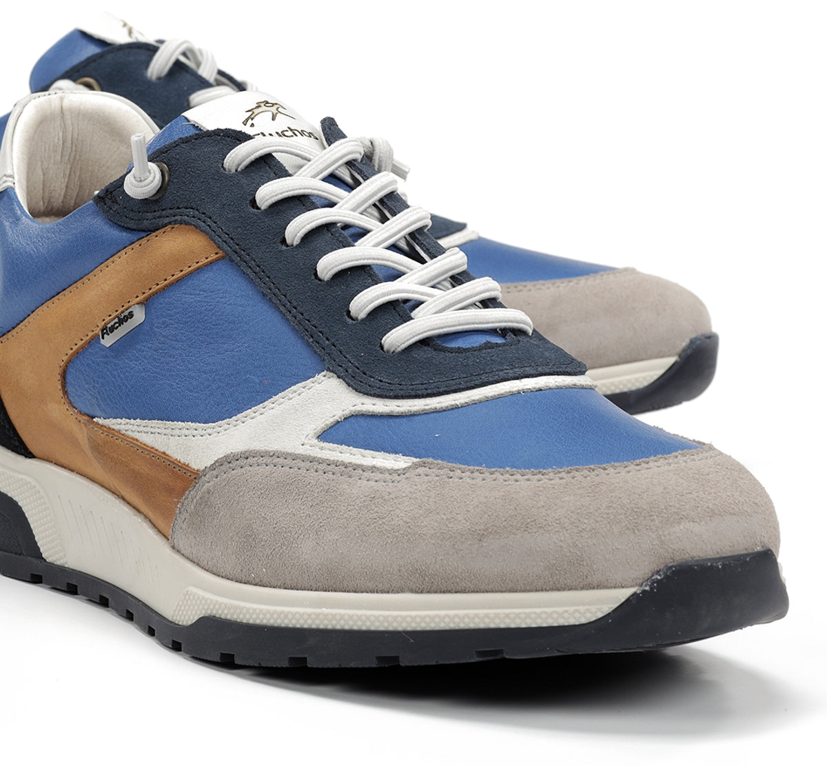 Fluchos Louis F2192 baskets bleues homme cuir