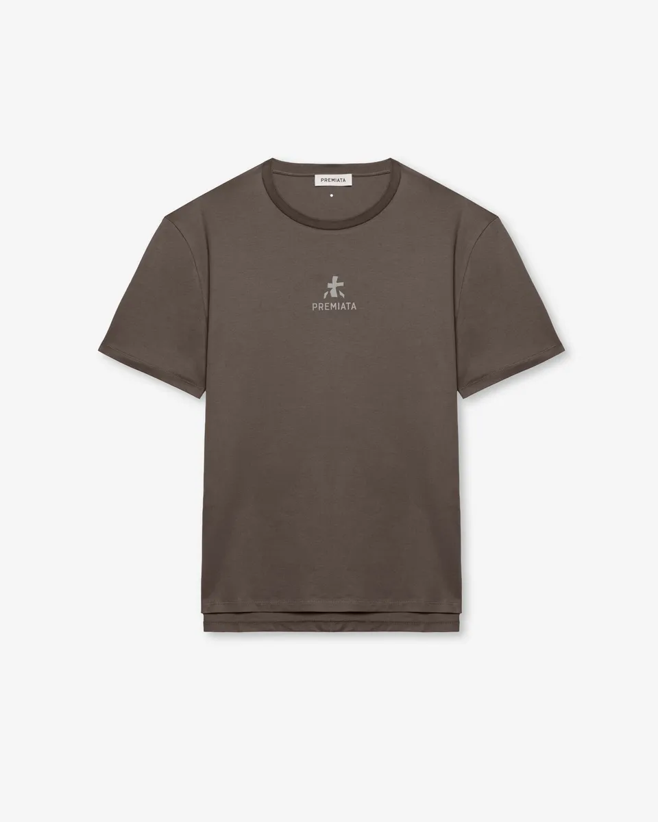 Premiata T-shirt coton boue col rond homme