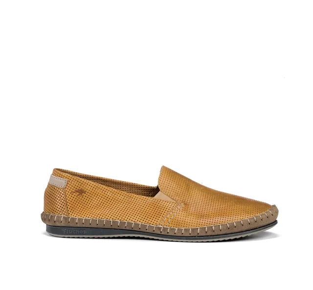 Fluchos Bahamas 8674 slip-on jaune homme sans lacets