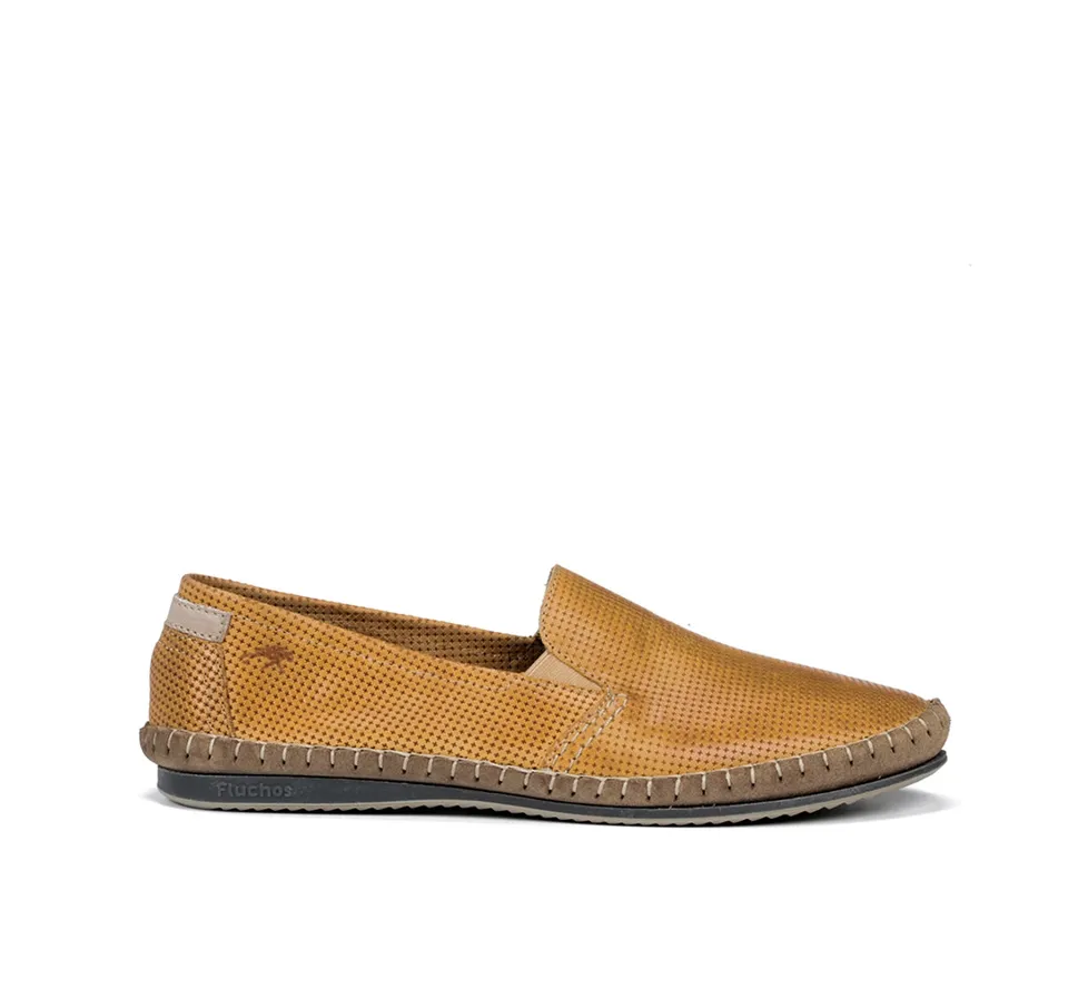 Fluchos Bahamas 8674 slip-on jaune homme sans lacets