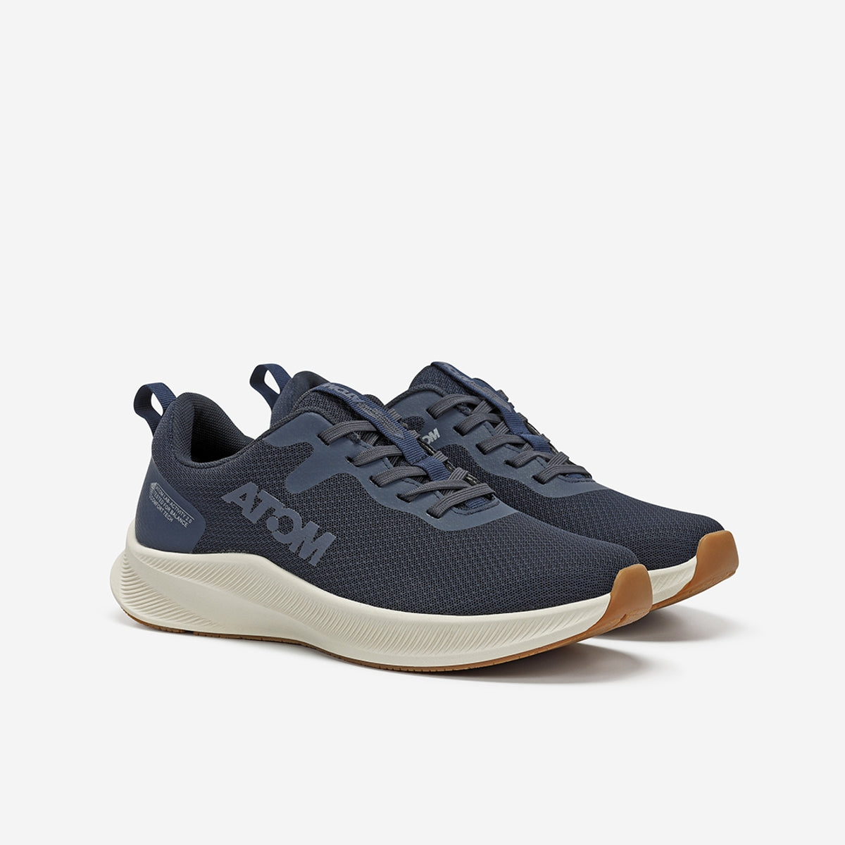 Atom by Fluchos Activity AT126 baskets homme bleu amorti