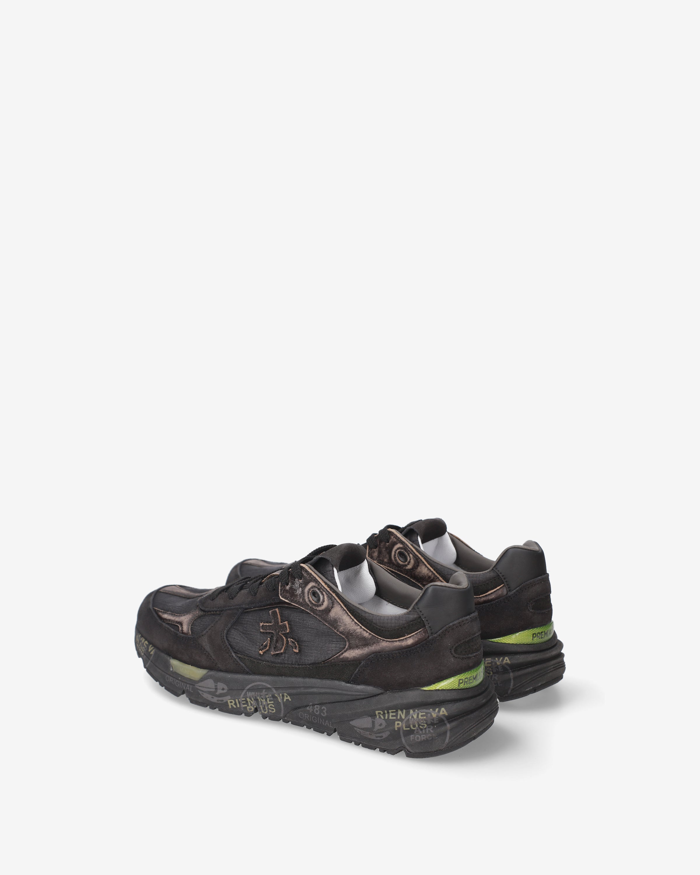 Premiata Mase25 8424 sneakers crème daim technique