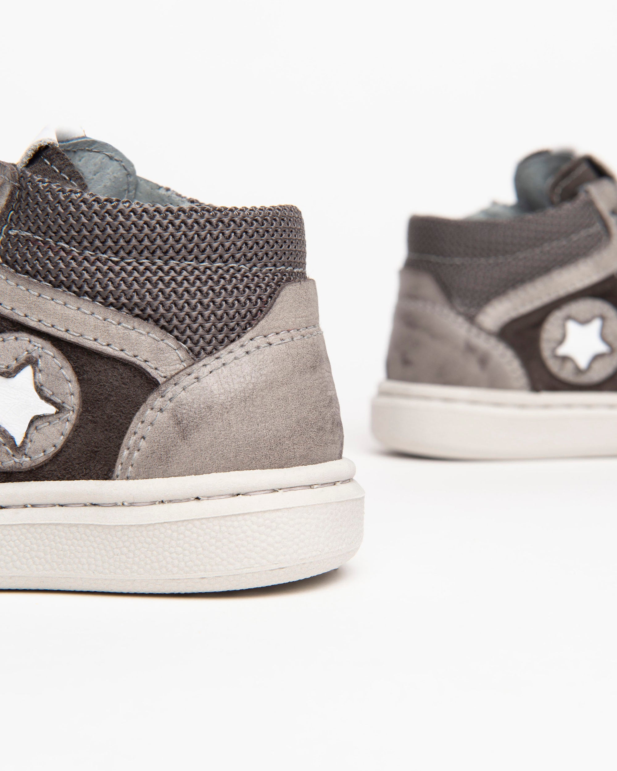 Nero Giardini Sneakers baskets garçon cuir daim zip