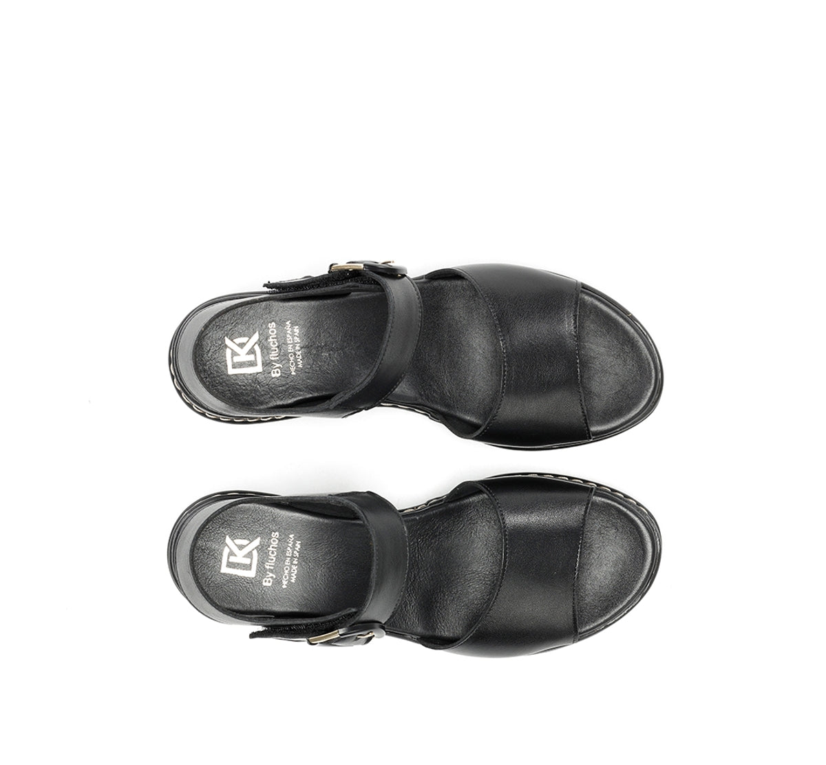 Dorking Windy D9649 sandales femme noires cuir