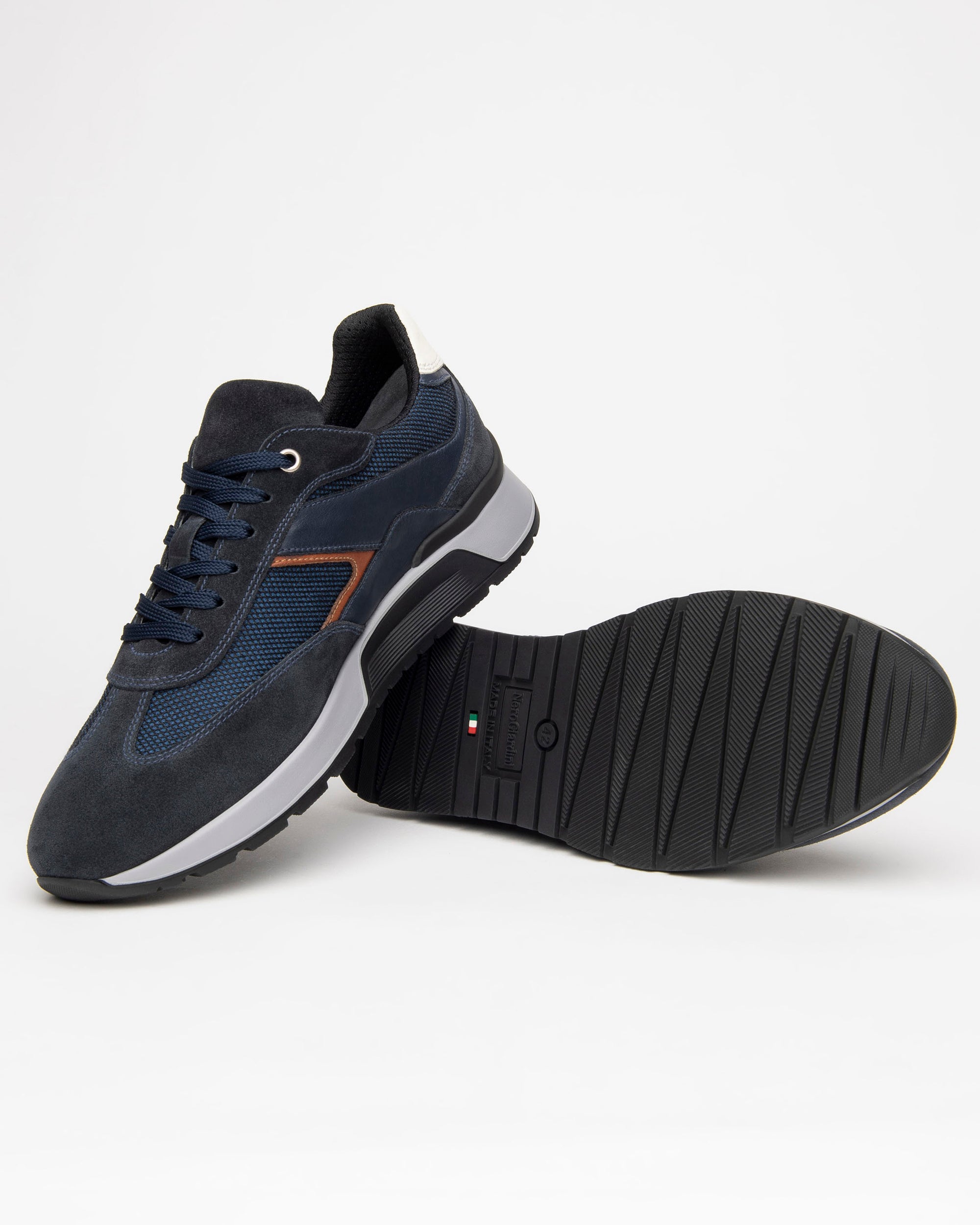 Nero Giardini Sneakers baskets daim homme hiver