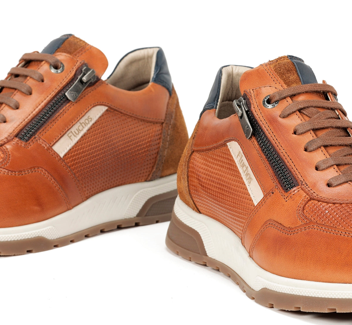 Fluchos Louis F1752 basket marron cuir homme