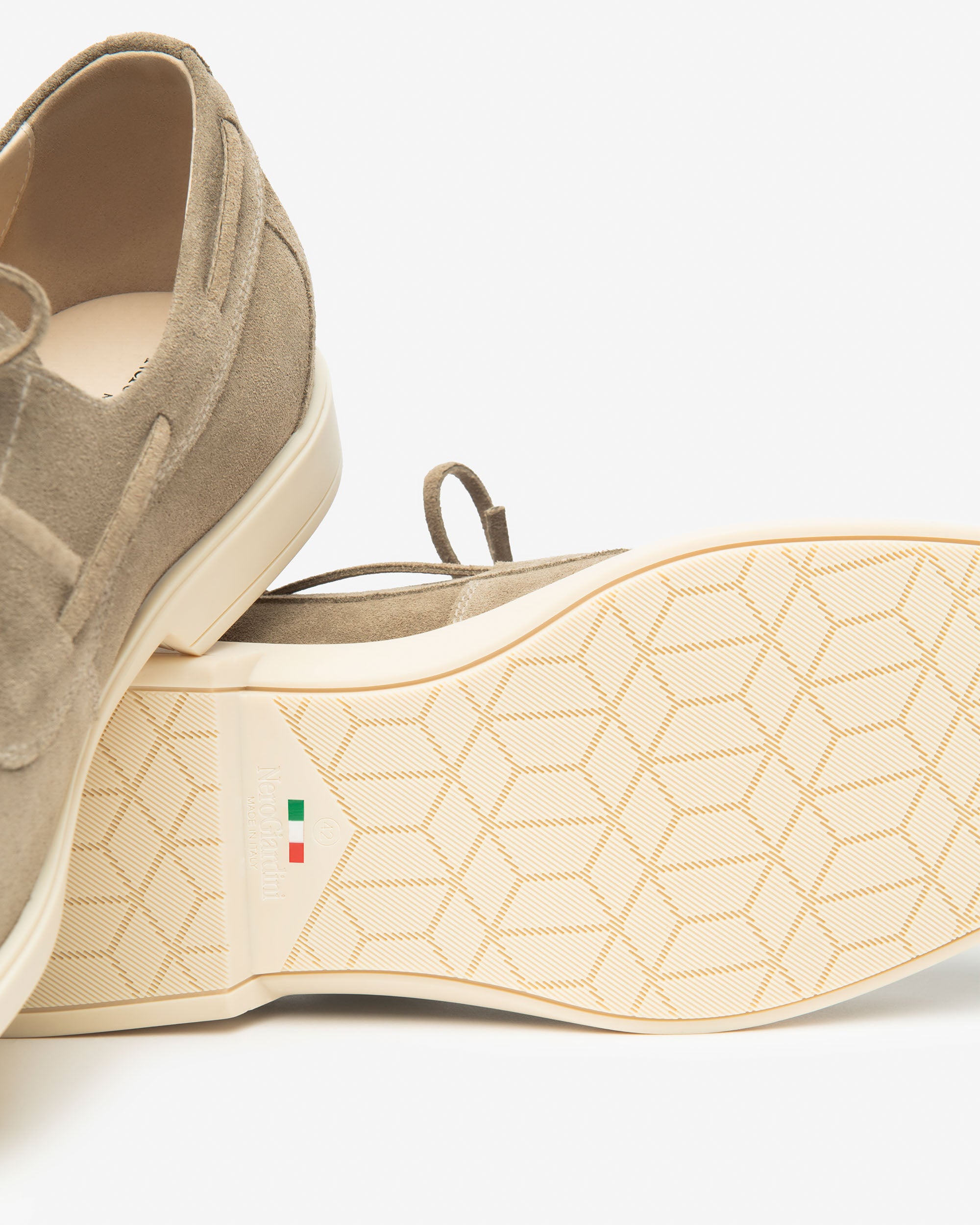 Nero Giardini Tie-up mocassins daim homme printemps