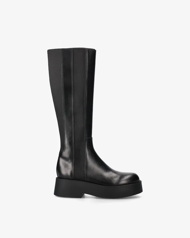 Premiata Stivaletti bottines femme noir cuir talon 5 cm