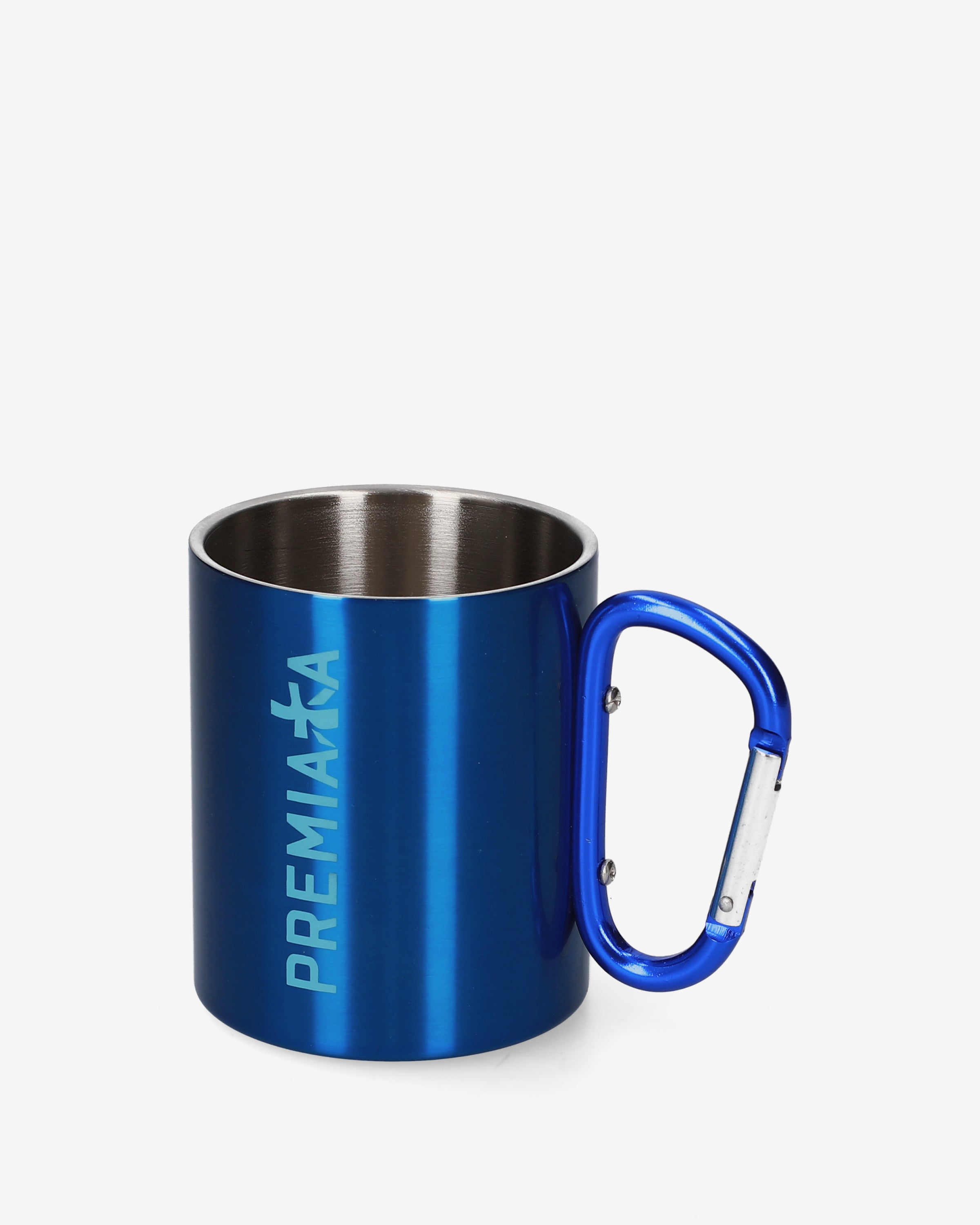 Premiata Mug mousqueton bleu inox carabiner