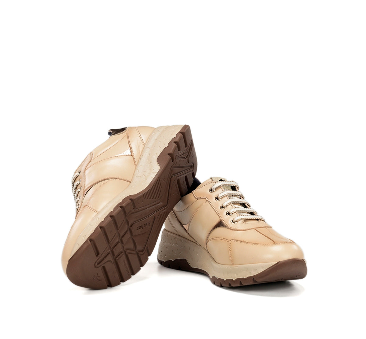 Fluchos Nexus F2309 basket blanche femme en cuir