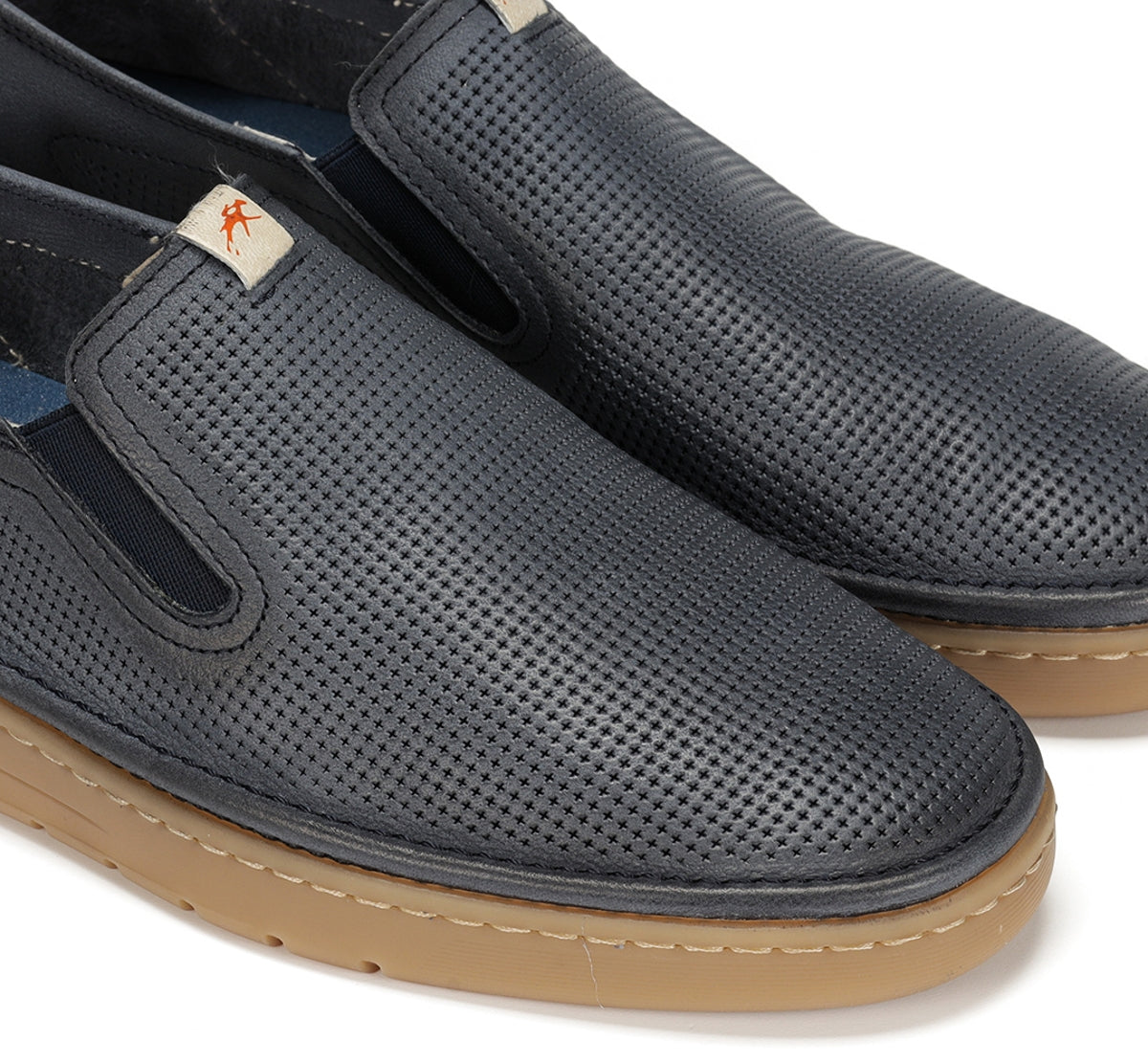 Fluchos Leo F1946 slip on homme bleu léger