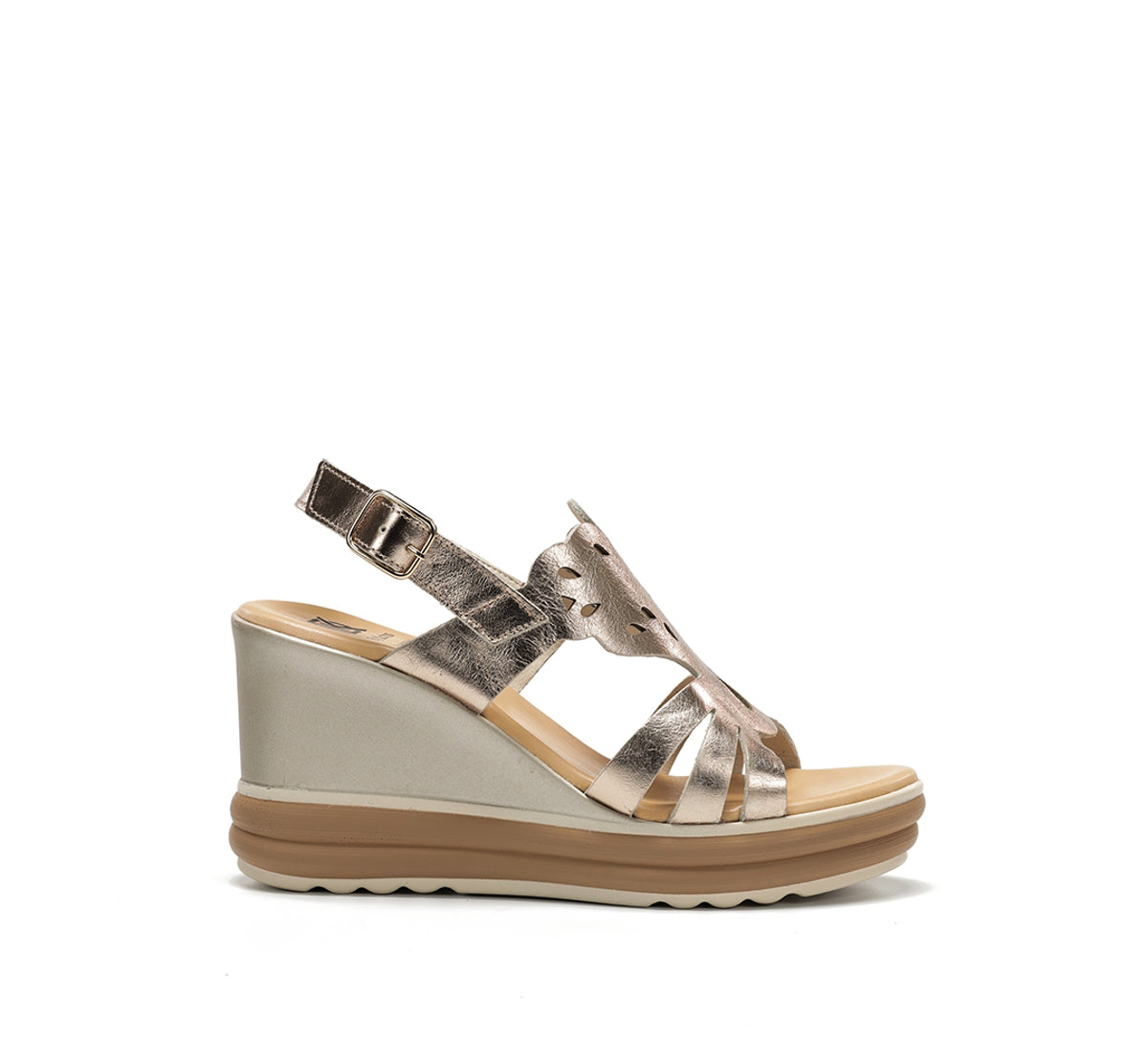 Dorking Diane D9697 sandale dorée femme talon